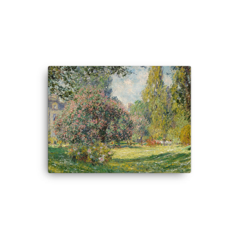 Claude Monet - The Parc Monceau - Premium Canvas