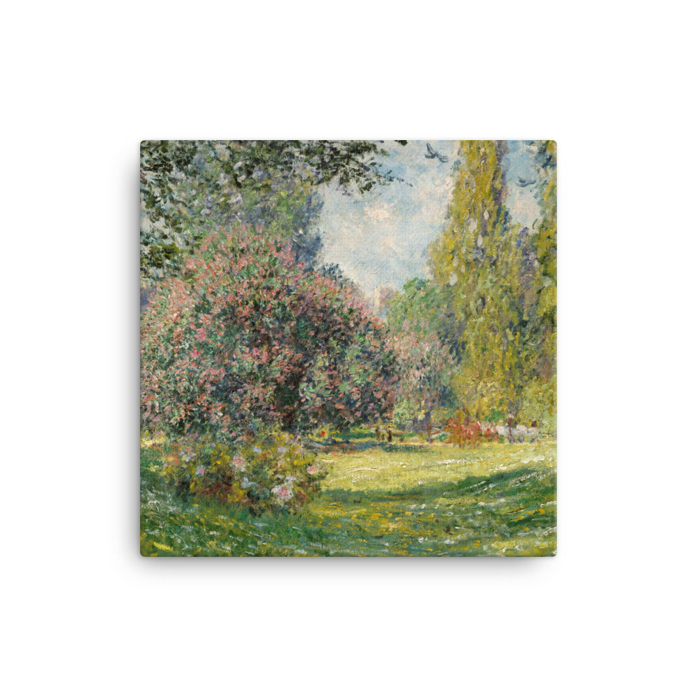 Claude Monet - The Parc Monceau - Premium Canvas