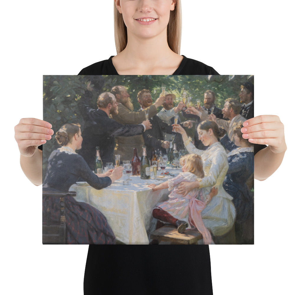 Peder Severin Krøyer - Hip, Hip, Hurrah! Artists’ Party, Skagen - Premium Canvas