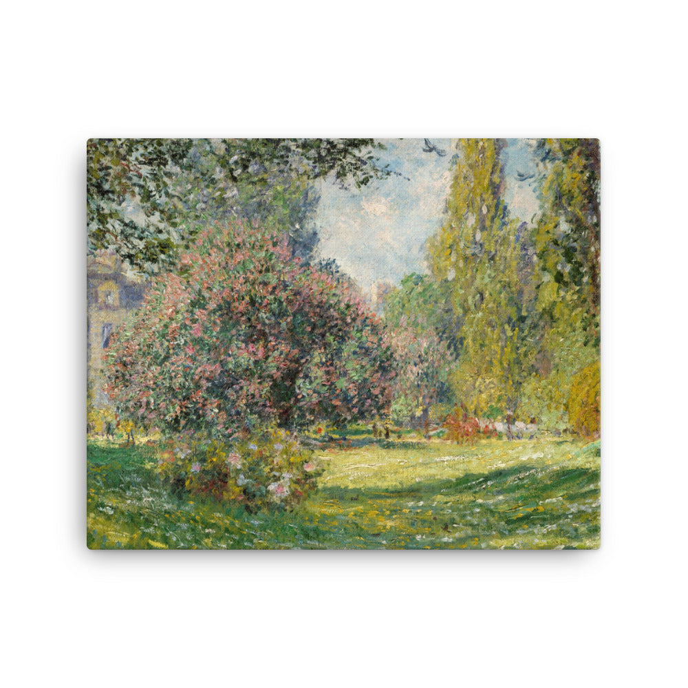 Claude Monet - The Parc Monceau - Premium Canvas