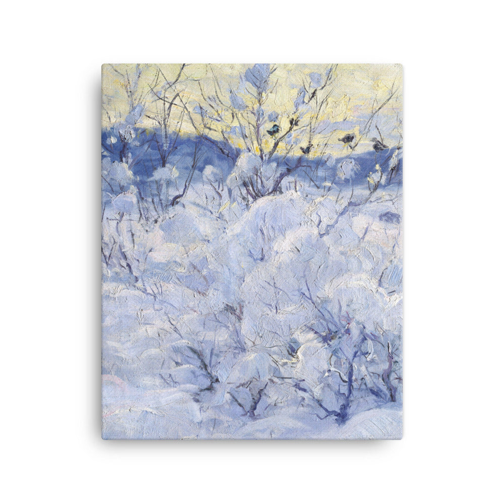 Gustav Wentzel - Winter Evening - Premium Canvas