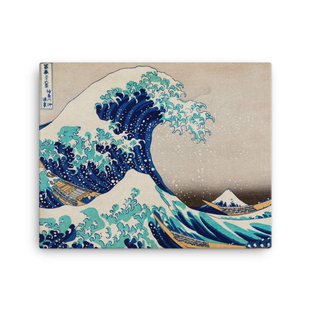 Katsushika Hokusai - The Great Wave off Kanagawa - Premium Canvas