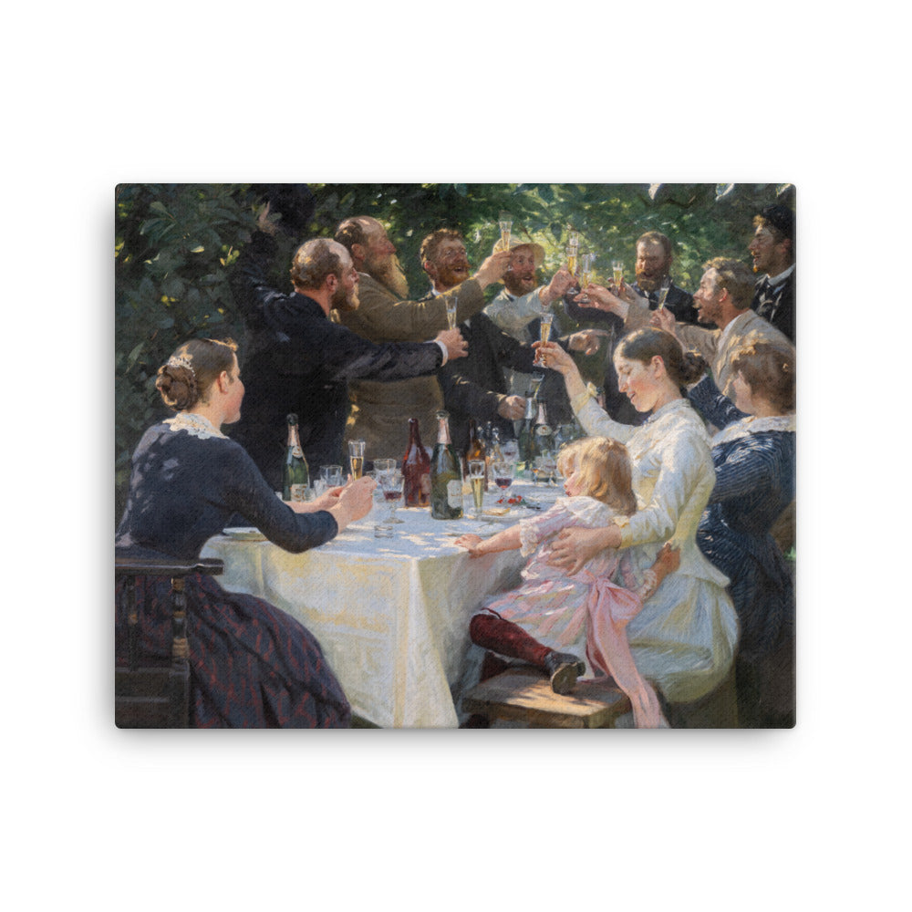 Peder Severin Krøyer - Hip, Hip, Hurrah! Artists’ Party, Skagen - Premium Canvas