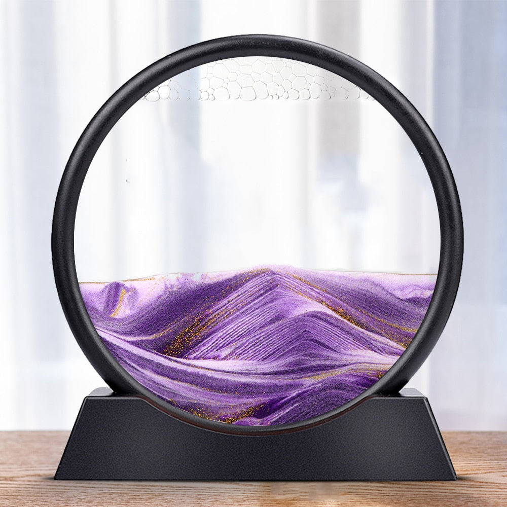 Glass Sandscape Interactive Objet