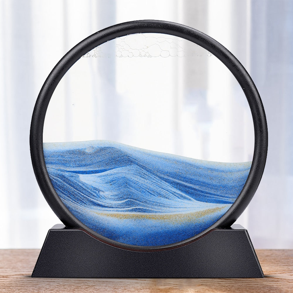 Glass Sandscape Interactive Objet