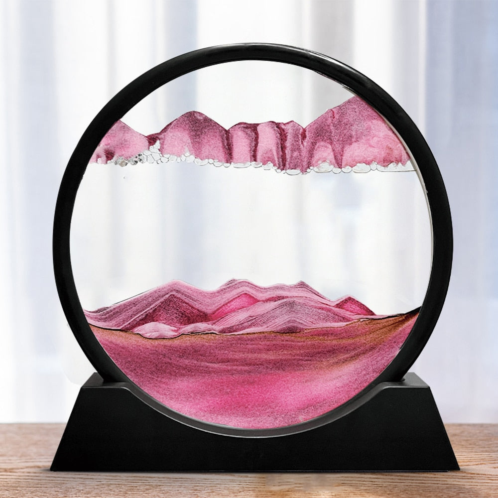 Glass Sandscape Interactive Objet