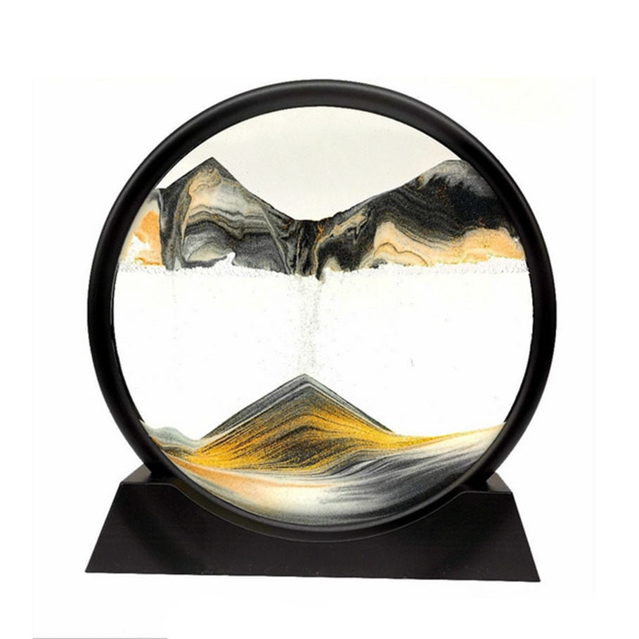 Glass Sandscape Interactive Objet