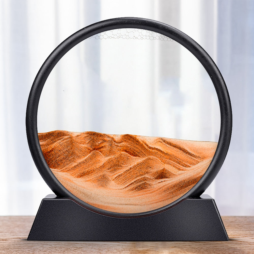 Glass Sandscape Interactive Objet