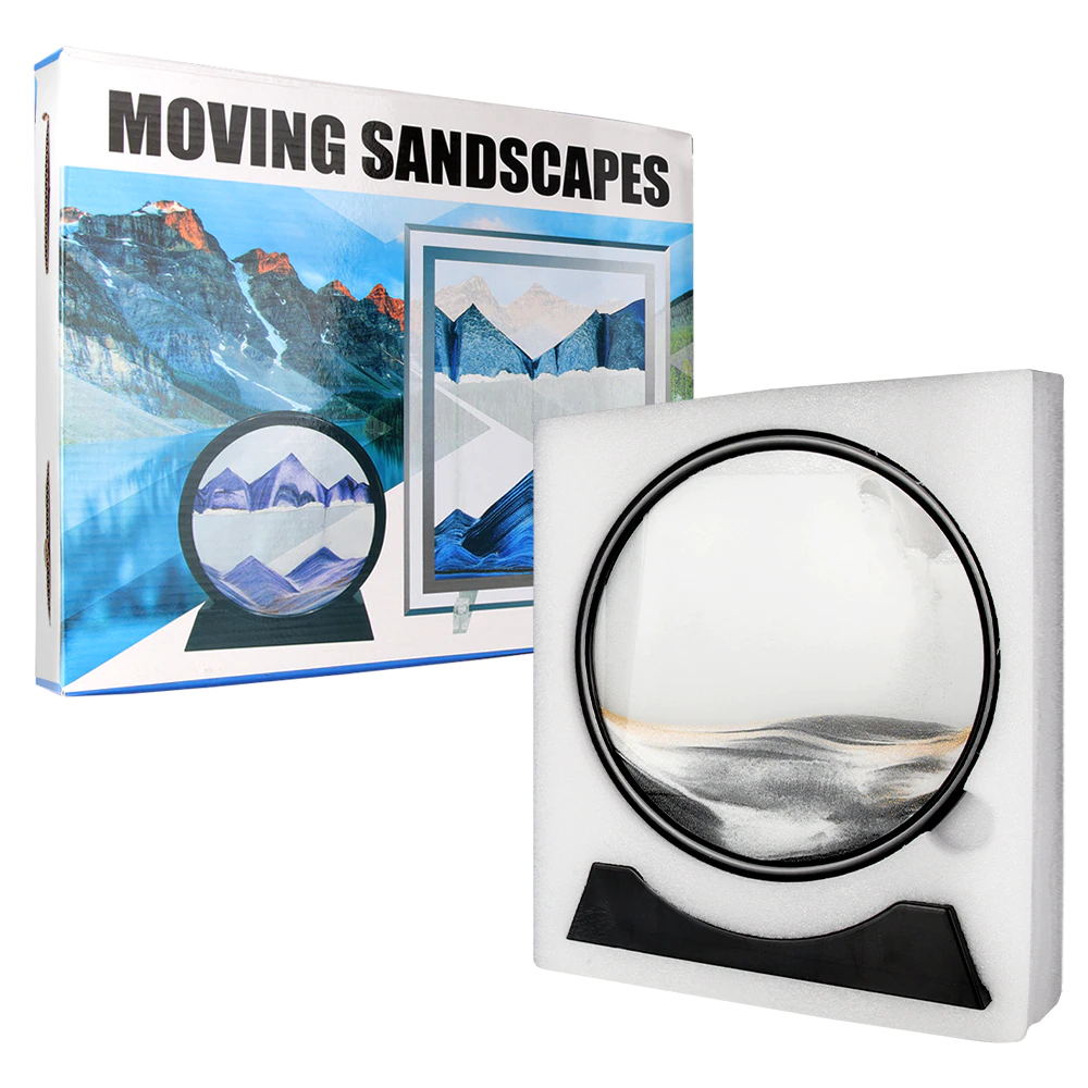 Glass Sandscape Interactive Objet