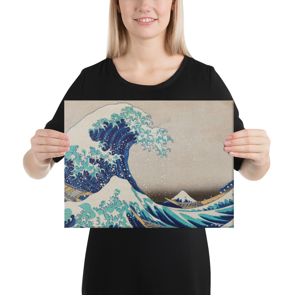 Katsushika Hokusai - The Great Wave off Kanagawa - Premium Canvas