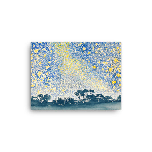 Henri-Edmond Cross - Paisaje con estrellas - Lienzo Premium