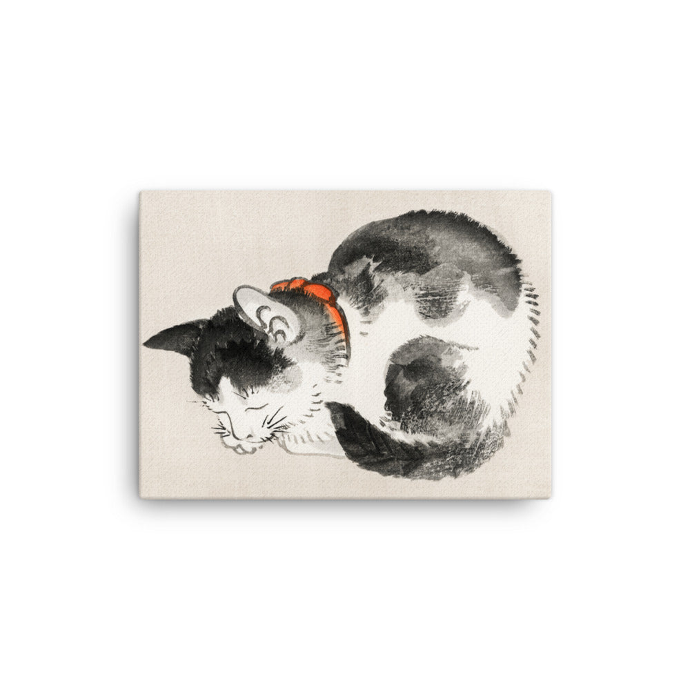 Kōno Bairei - Cat Sleeping - Premium Canvas