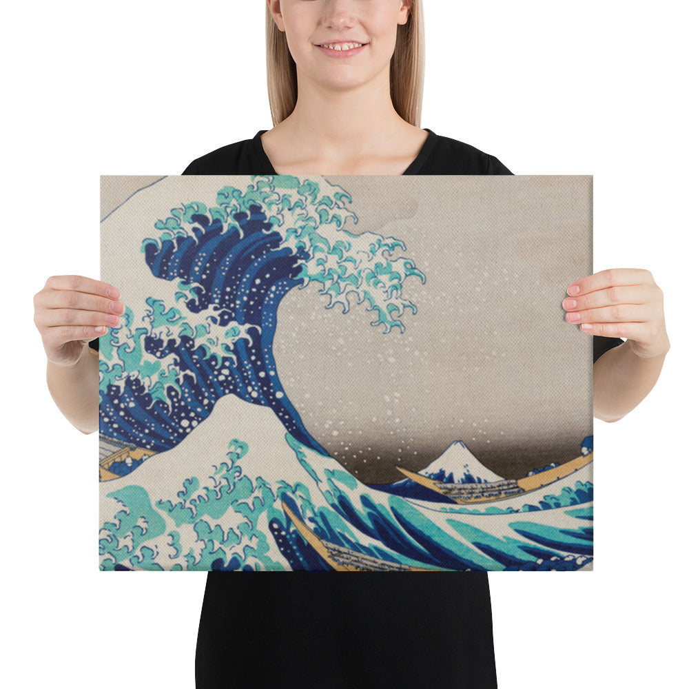 Katsushika Hokusai - The Great Wave off Kanagawa - Premium Canvas