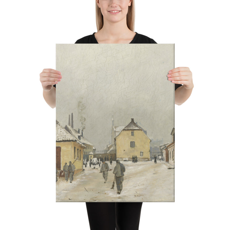 Edvard Diriks - From the Jail at Akerhus - Premium Canvas