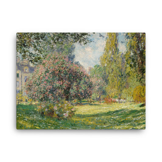 Claude Monet -  The Parc Monceau - Premium Canvas