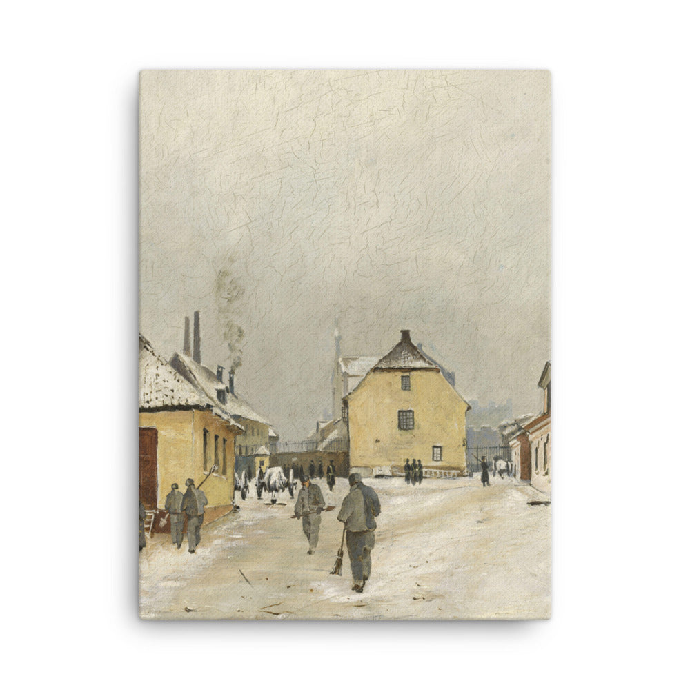 Edvard Diriks - From the Jail at Akerhus - Premium Canvas