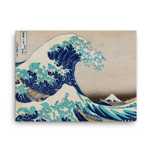 Katsushika Hokusai - The Great Wave off Kanagawa - Premium Canvas