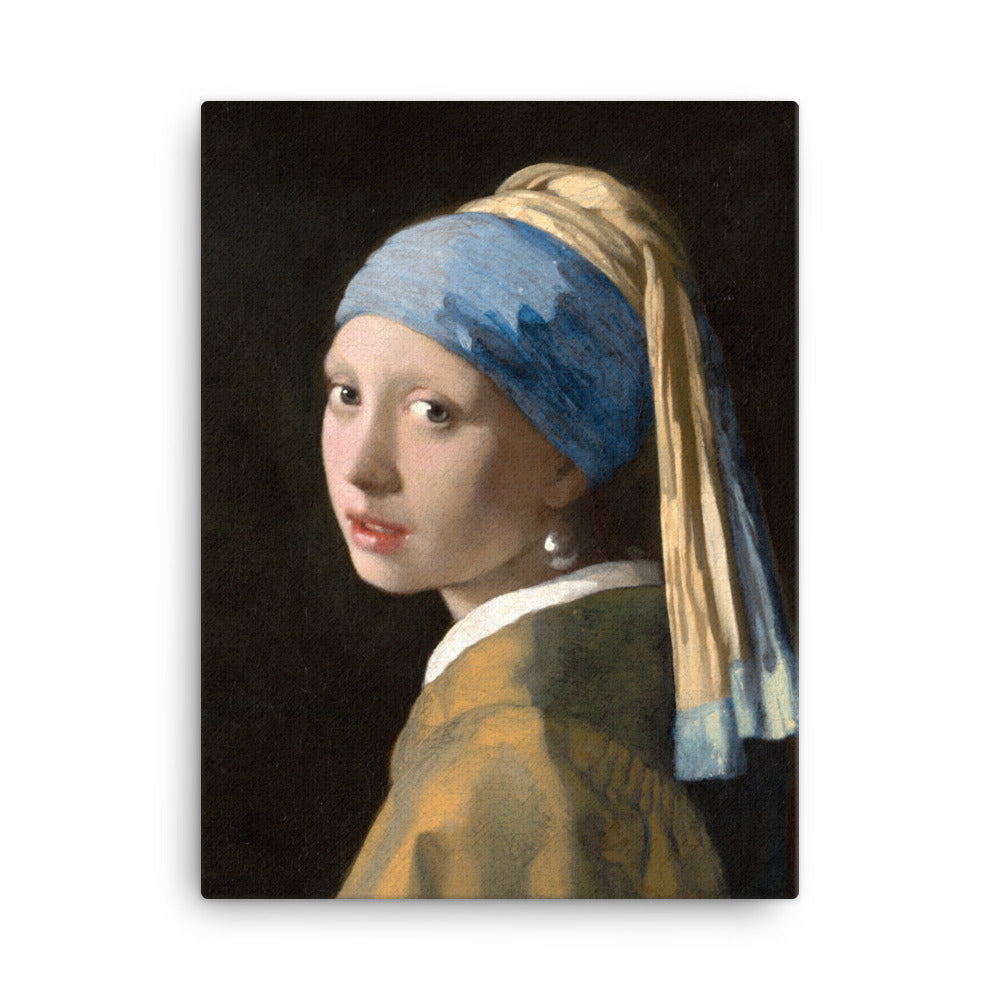 Johannes Vermeer - Girl with a Pearl Earring - Premium Canvas