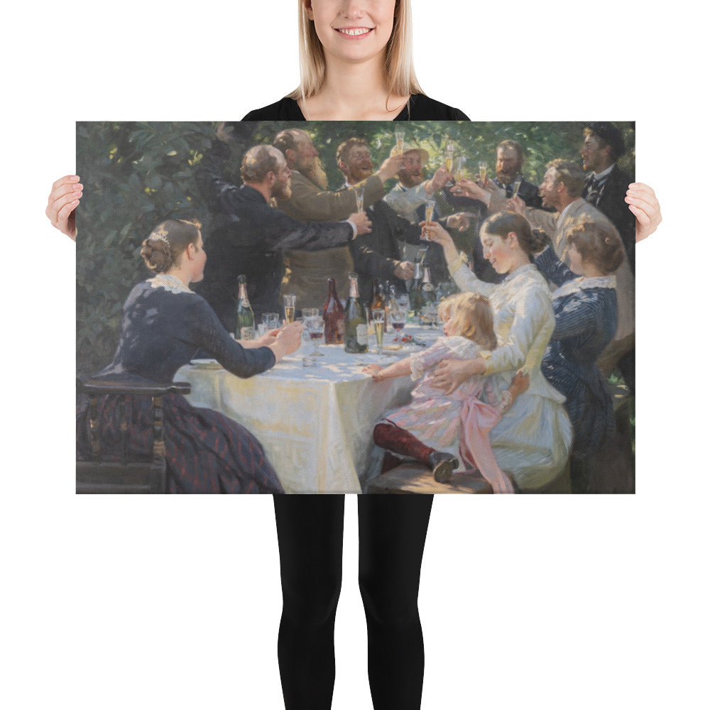 Peder Severin Krøyer - Hip, Hip, Hurrah! Artists’ Party, Skagen - Premium Canvas