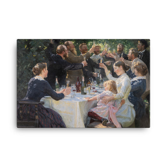 Peder Severin Krøyer - Hip, Hip, Hurrah! Artists’ Party, Skagen - Premium Canvas