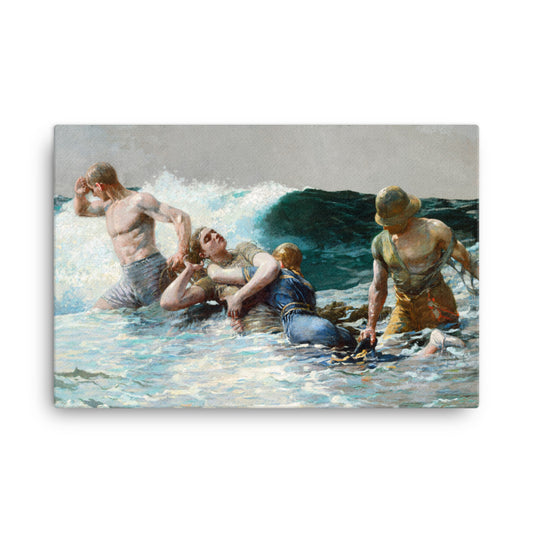 Winslow Homer - Undertow, 1886 - Premium Canvas