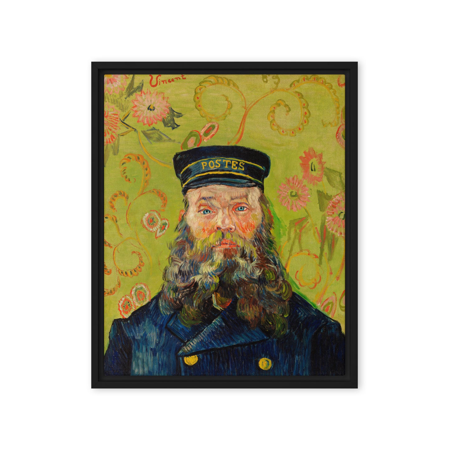 Vincent van Gogh - The Postman (Joseph Roulin) Framed Canvas