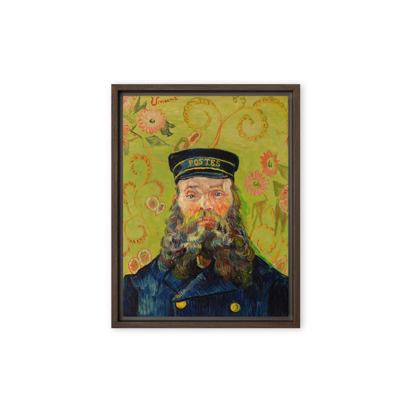 Vincent van Gogh - The Postman (Joseph Roulin) Framed Canvas