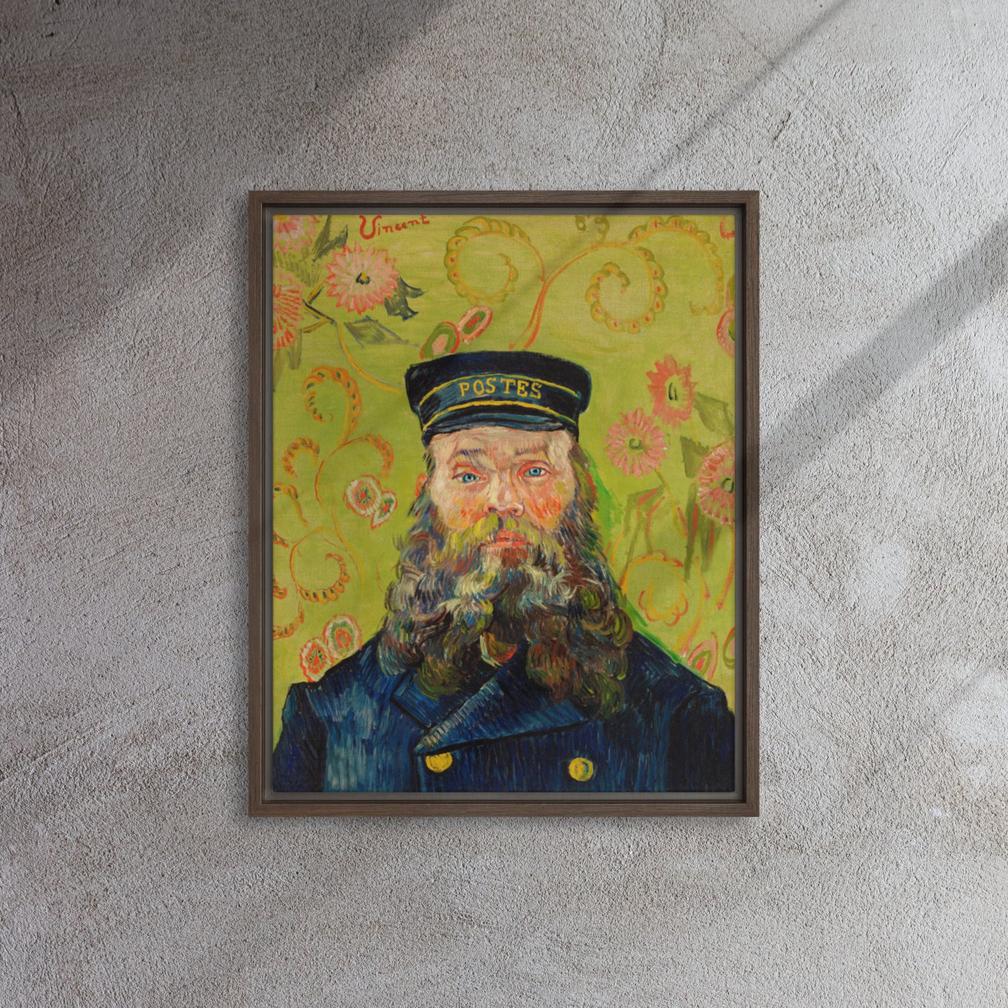 Vincent van Gogh - The Postman (Joseph Roulin) Framed Canvas