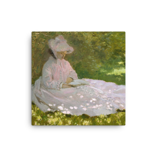 Claude Monet - Springtime - Slim Canvas